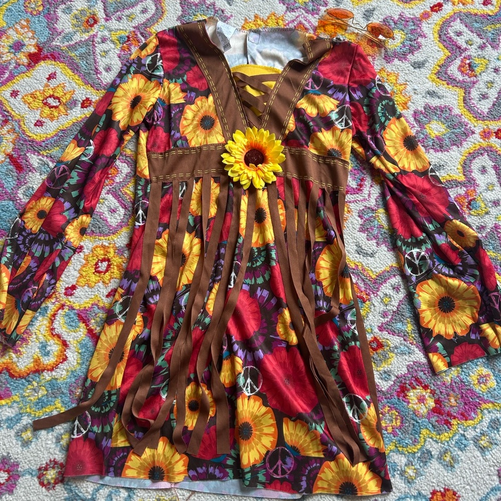 Girls “hippie” costume